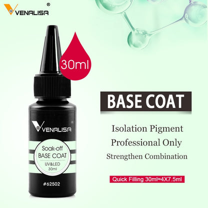 Long Wear Tempered Top Coat Reinforce Gel, Big Volume 225g/30ml Base Gel - Hiccupzz