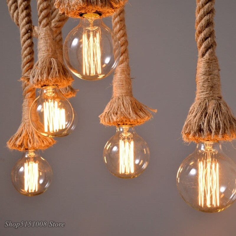 Rope Pendant Lights for Home Decor