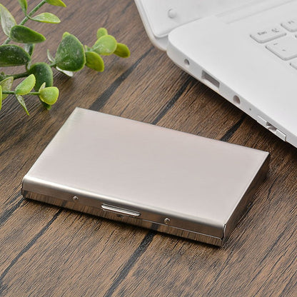 Rfid Credit Card Holder Men Minimalist Wallet Aluminium Bank Cardholder Case with Money Clip Designer Porte Carte - Hiccupzz