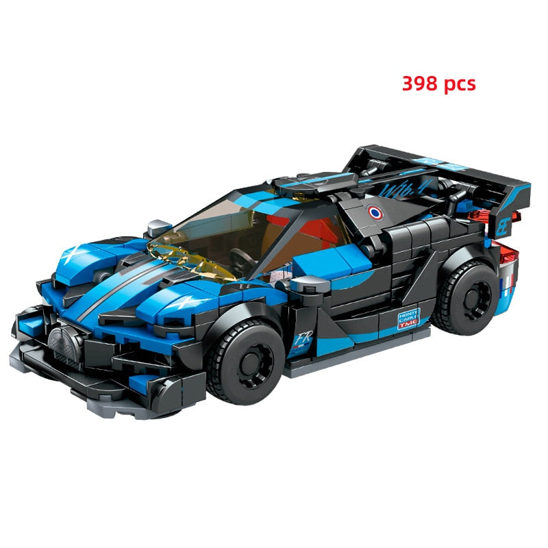 Sports Racing Car Building Blocks Educational Toys for Kids 2023