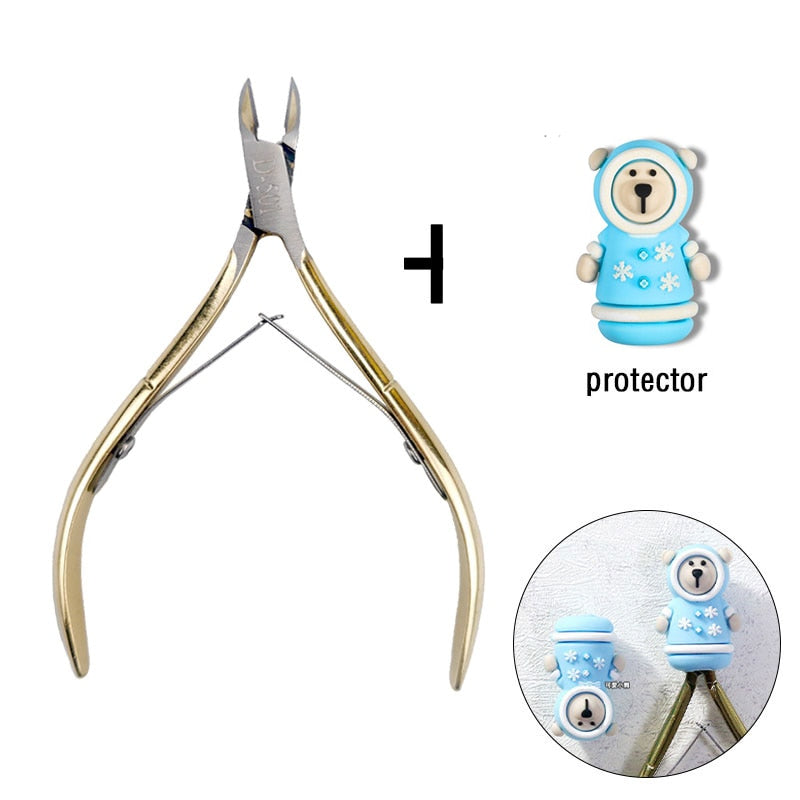 1pc Cuticle Nippers Nail Manicure Scissors