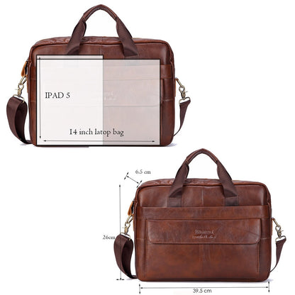 Men Genuine Leather Handbags - Hiccupzz