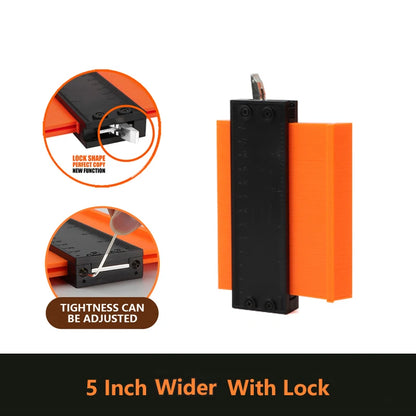 Contour Gauge Shaping Wood Measure Ruler Tiling Laminate Tiles Meethulp Gauge Irregular Shape Duplicator Wood Marking Tool - Hiccupzz