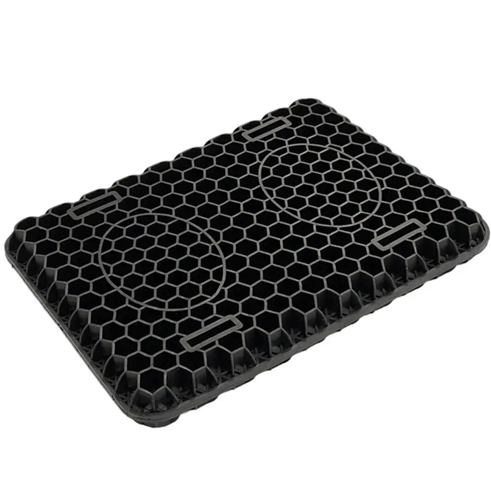 Comfortable Motorcycle Seat Shock Absorption Pad - 3D Honeycomb Breathable Cushion for Riding & Cycling Accessories