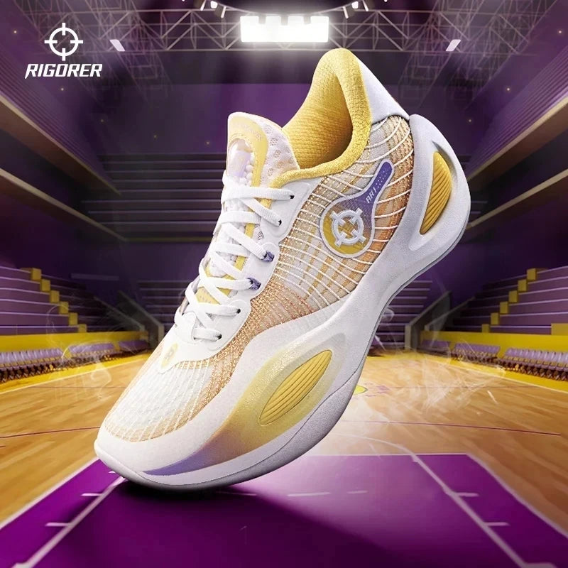 RIGORER AR1 Austin Reaves Basketball Shoes – Low-top, Wear-resistant, Non-slip, Professional Cushion Sport Sneakers for Actual Combat - Hiccupzz