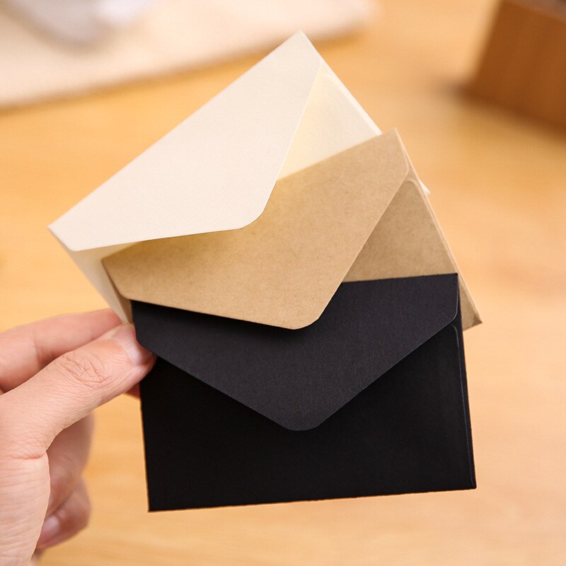 20pcs/Pack Mini Vintage Large Envelope Postcard Letter