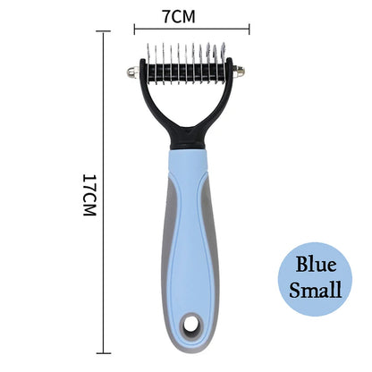 Professional Pet Deshedding Brush - Dog Hair Remover & Knot Cutter for Cats and Puppies | Grooming & Shedding Comb for Dogs - Hiccupzz