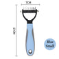Professional Pet Deshedding Brush - Dog Hair Remover & Knot Cutter for Cats and Puppies | Grooming & Shedding Comb for Dogs - Hiccupzz
