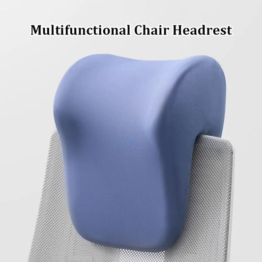 Multifunctional Office Chair Headrest Memory Foam Neck Support Cushion Nap Sleeping Pillow Ergonomic Designed Elevated Backrest