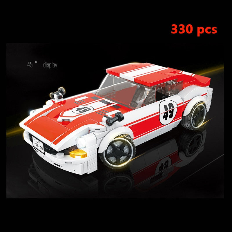 Sports Racing Car Building Blocks Educational Toys for Kids 2023