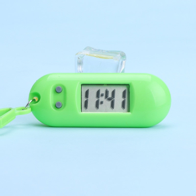 Unisex Student Electronic Clock Keychain