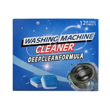 Detergent 4/8/12 PCS Household Cleaning Accessories Washing Machine Cleaning Tablets Effervescent Cleaning Tablets Cleaner For - Hiccupzz