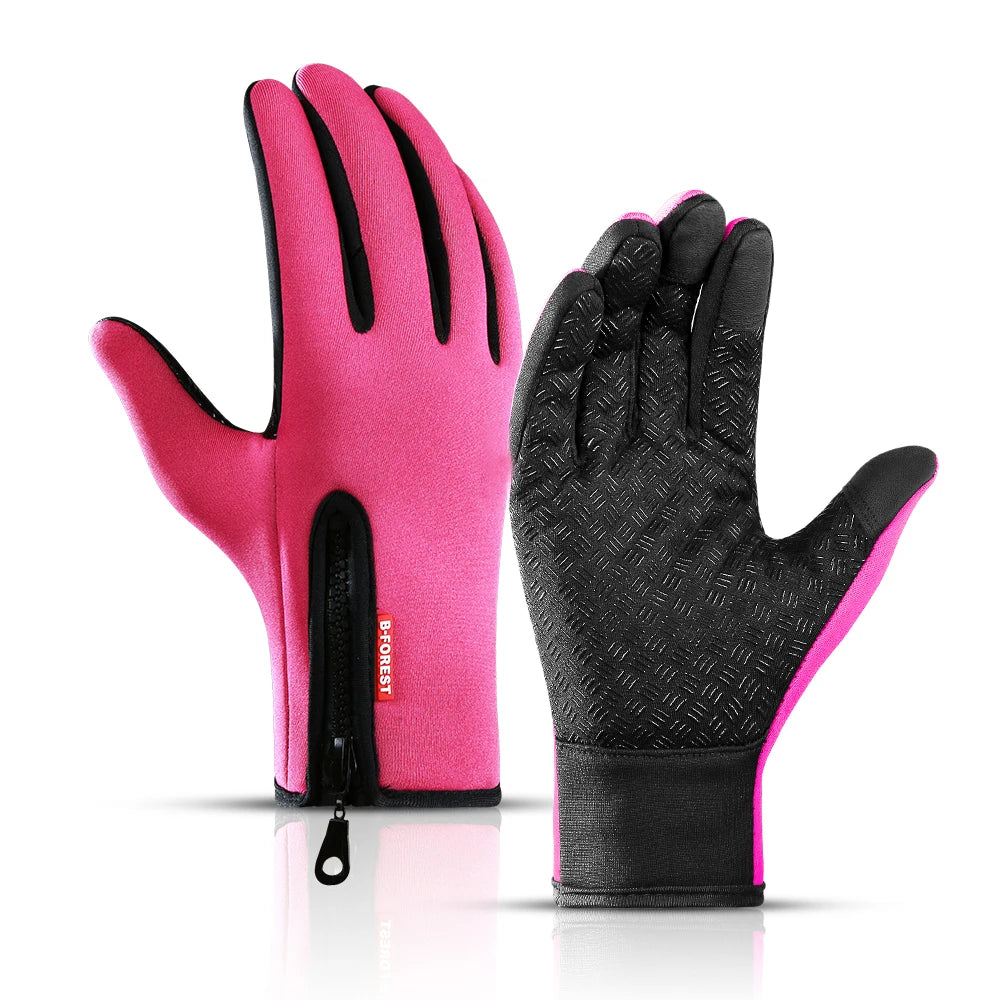 Unisex Touchscreen Winter Gloves - Thermal Warm Full-Finger Gloves