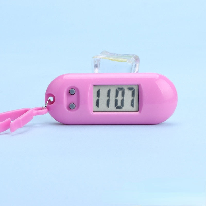 Unisex Student Electronic Clock Keychain