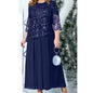Plus Size Women Clothing Two-Piece Party Dress for Parties and Occasions - Hiccupzz
