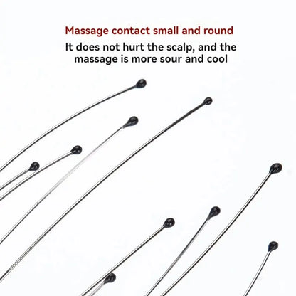 Octopus Head Massager - Stainless Steel Scalp Scratcher and Brain Massage Claw for Relaxation and Itch Relief