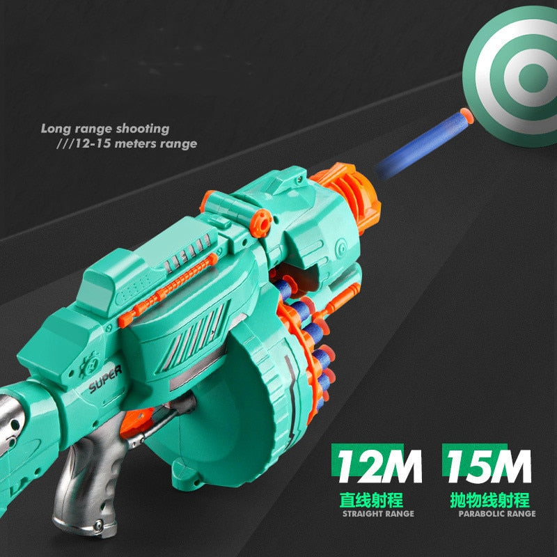 Electric Continuous Shooting Gatling Toy Gun  for Kids