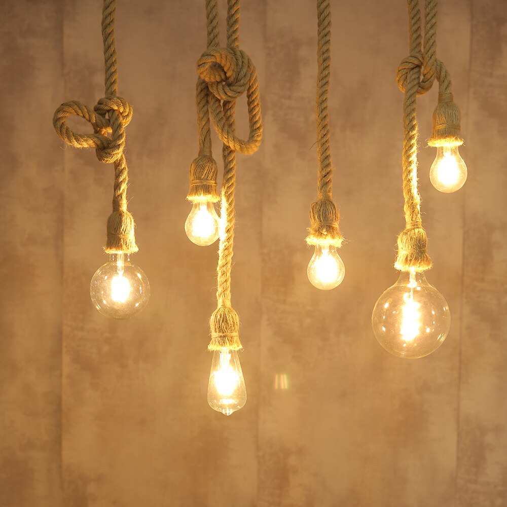 Rope Pendant Lights for Home Decor