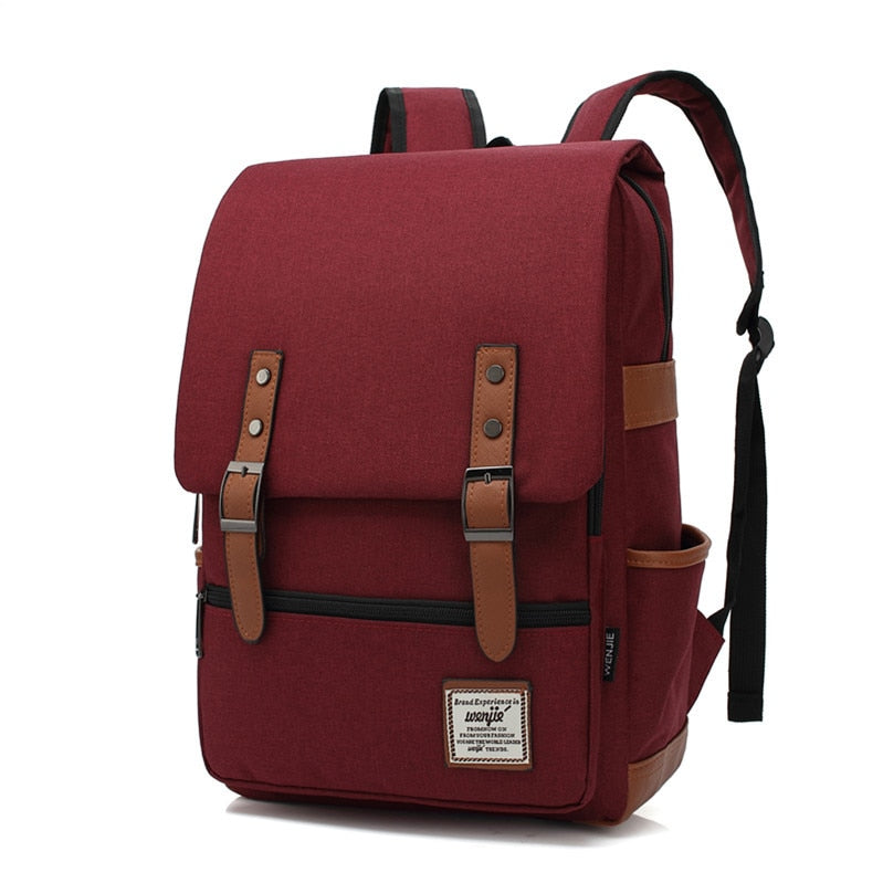 Vintage 16 inch Laptop Backpack for Unisex