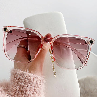 Women Vintage Square Oversized Sun Glasses - Hiccupzz