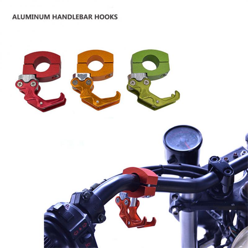 Motorcycle Handlebar Storage Hook Scooter Luggage Bag Hanger Helmet Claw Hook Storage Bag Holder Aluminum Alloy Easy to Install