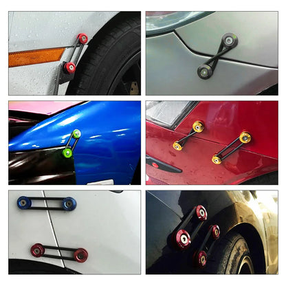 Aluminum Universal Quick Release Fasteners Bumper Fender Washers For Honda Civic Kia Mitsubishi Detachable Screws - Hiccupzz
