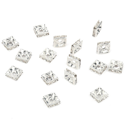 50pcs/lot  Crystal Round Loose Spacer Beads for DIY Making Bracelet Necklace Accessories - Hiccupzz