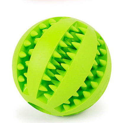 Toys for Dogs Rubber Dog Ball for Puppy Funny Dog Toys for Pet Puppies Large Dogs Tooth Cleaning Snack Ball Toy for Pet - Hiccupzz