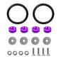 Aluminum Universal Quick Release Fasteners Bumper Fender Washers For Honda Civic Kia Mitsubishi Detachable Screws - Hiccupzz