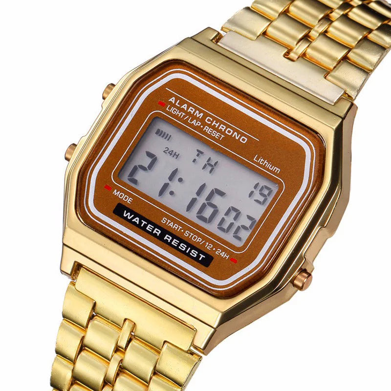 Digital LED Watch for Men & Women - Multifunction Waterproof Electronic Clock with Alarm & Stopwatch