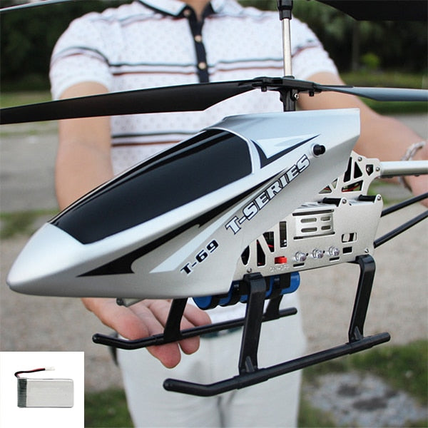 3.5CH 80cm Extra Large Remote Control Drone Durable RC Helicopter Charging Toy Drone Model