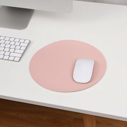 Waterproof PU Leather Mouse Pad Gaming Mouse Pad Simple Solid Color Antislip Computer Desk Accessories School Office Accessories - Hiccupzz