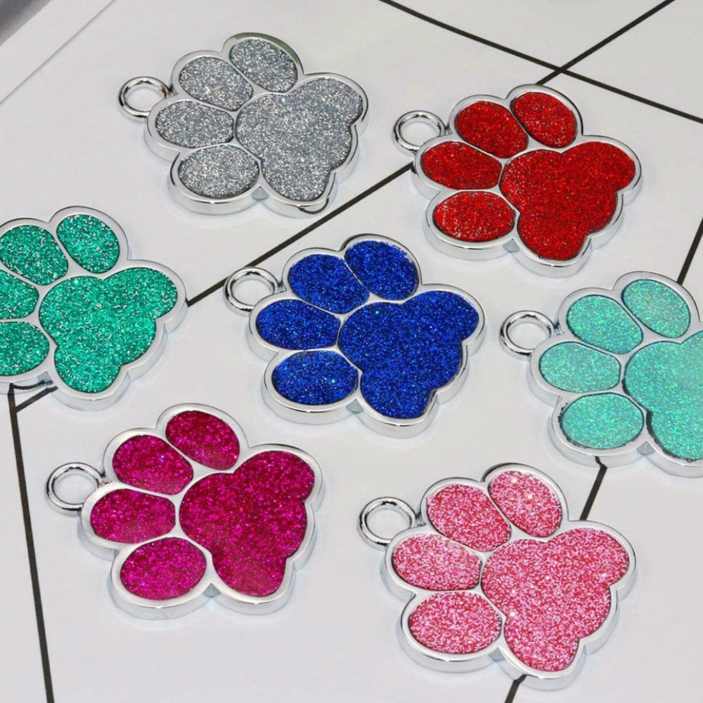 Personalized Engraving Pet Cat Name Tags Customized Dog ID Tag Collar Accessories Nameplate Anti-lost Pendant Metal Keyring - Hiccupzz