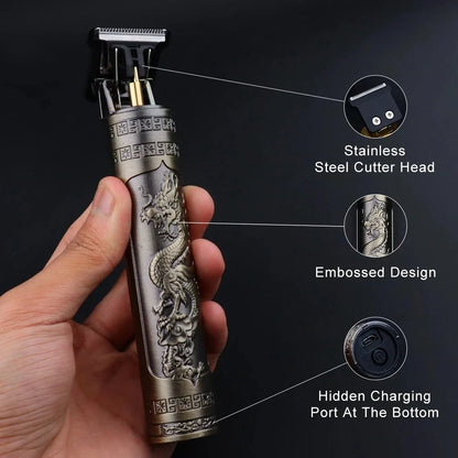 Professional Hair Cutting Machine Wireless Electric Hair Clipper Beard Shaver Men Hair Trimmer Barber For Men Haircut Style - Hiccupzz