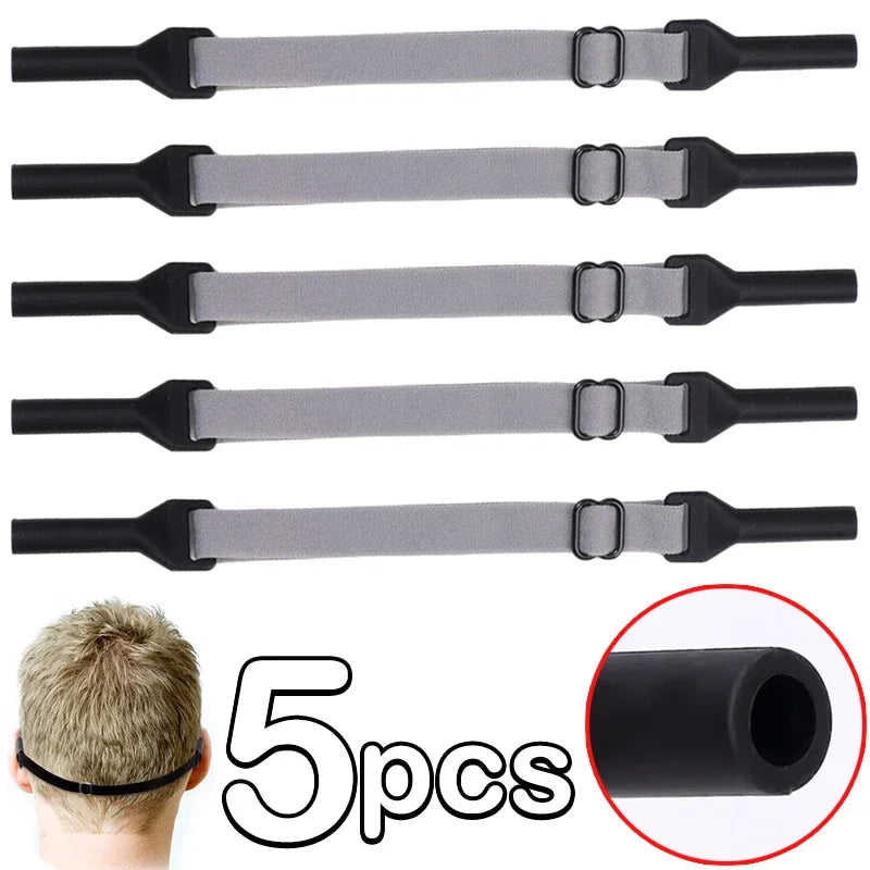 1/5 Pcs Glasses Chain - Sunglasses Strap for Kids & Adults, Safety Band Retainer Cord Holder for Sport Glasses