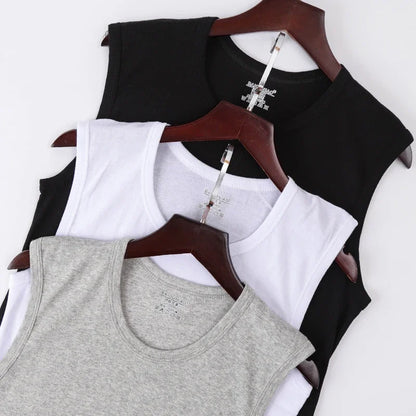 Men's Pure Cotton Sports Tank Top - Summer Sleeveless Fitness Shirt - Hiccupzz