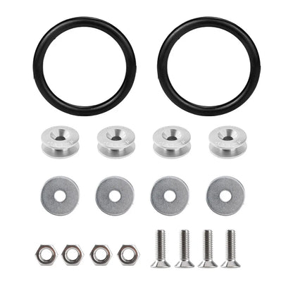 Aluminum Universal Quick Release Fasteners Bumper Fender Washers For Honda Civic Kia Mitsubishi Detachable Screws - Hiccupzz