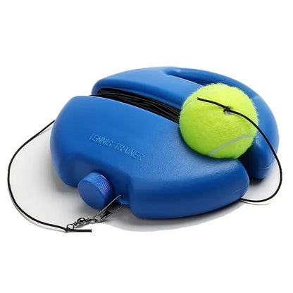 Heavy Duty Tennis Training Aids Base With Elastic Rope Ball Practice Self-Duty Rebound Tennis - Hiccupzz