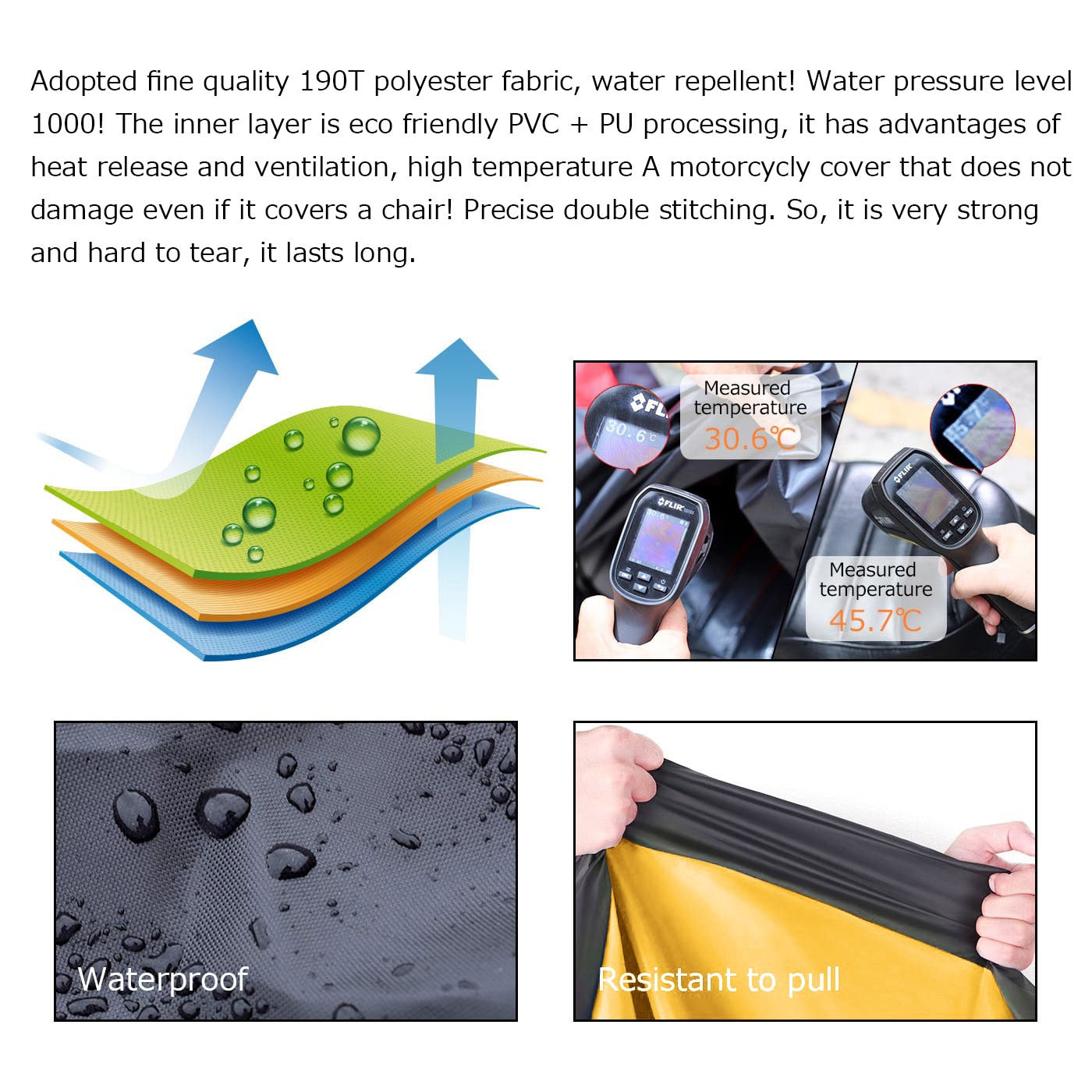 Waterproof Rain Dust Protection Motorcycle Covers