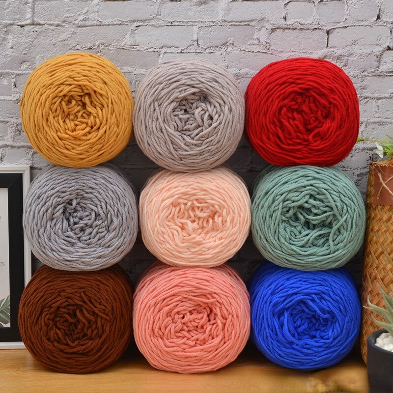 200g  8 Strands Tufting Gun Cotton Yarn for DIY