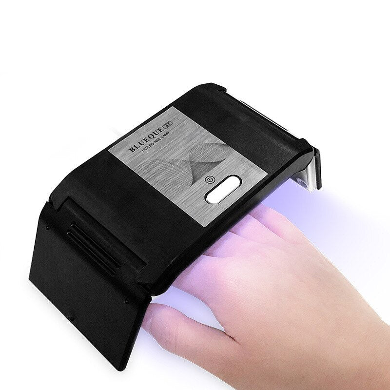 12LEDs Portable UV LED Nail Dryer for Drying Nail Gel Polish