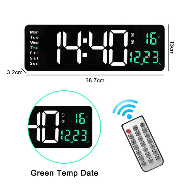 Digital Wall Clock