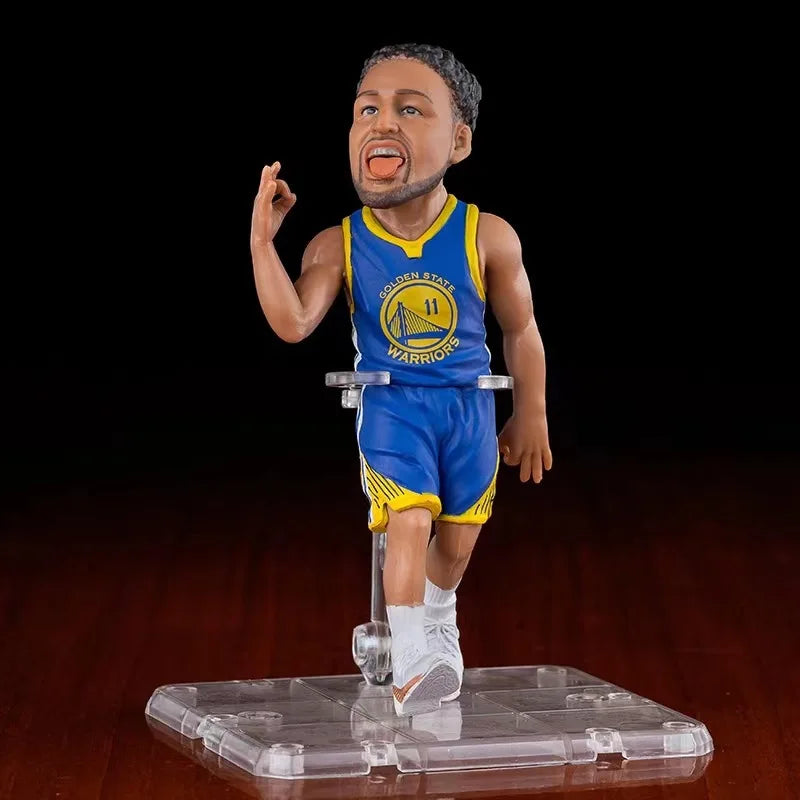 NBA Basketball Star Figure Model LeBron James Harden Stephen Curry Klay Thompson Simulation Doll Desktop Ornament Hall of Fame