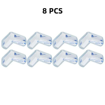4 Pcs/8 Pcs/12 Pcs Baby Safety Silicone Table Corner Edge Protectors - Anti-Collision Guards for Children