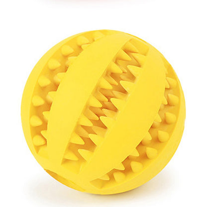 Toys for Dogs Rubber Dog Ball for Puppy Funny Dog Toys for Pet Puppies Large Dogs Tooth Cleaning Snack Ball Toy for Pet - Hiccupzz