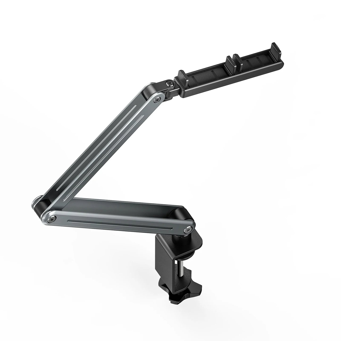 Foldable Tablet/Phone Holder – Adjustable Aluminum Alloy Stand with 360° Rotation, Bed & Desk Mount for 4–12.9 Inch Devices (iPad, iPhone, Tablets, Smartphones)