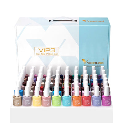 New Fashion Color Gel Polish Kit VIP4 HEMA FREE Enamel Vernish For Nail Art Design Whole Set Nail Gel Learner Kit - Hiccupzz
