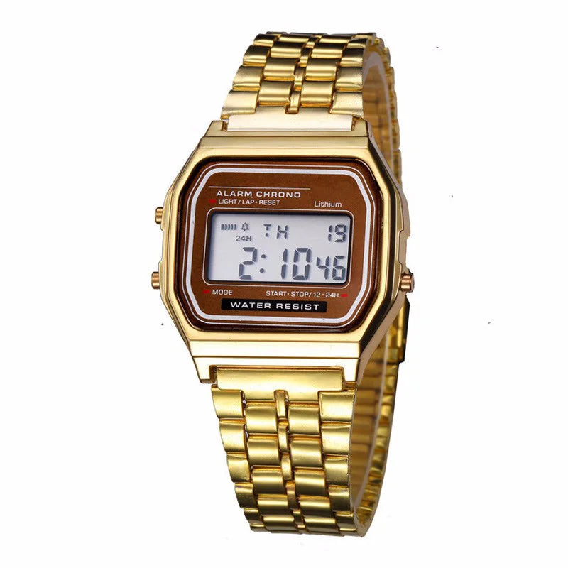 Digital LED Watch for Men & Women - Multifunction Waterproof Electronic Clock with Alarm & Stopwatch