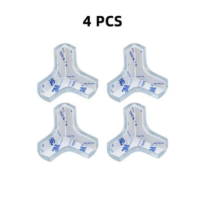 4 Pcs/8 Pcs/12 Pcs Baby Safety Silicone Table Corner Edge Protectors - Anti-Collision Guards for Children