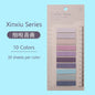 6 Series Color Self Adhesive Memo Pad Sticky Notes - Hiccupzz